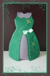 plushies softies felt projects stuffed dolls toy handmade sewing diy soft snuggly karen tiemy green dress